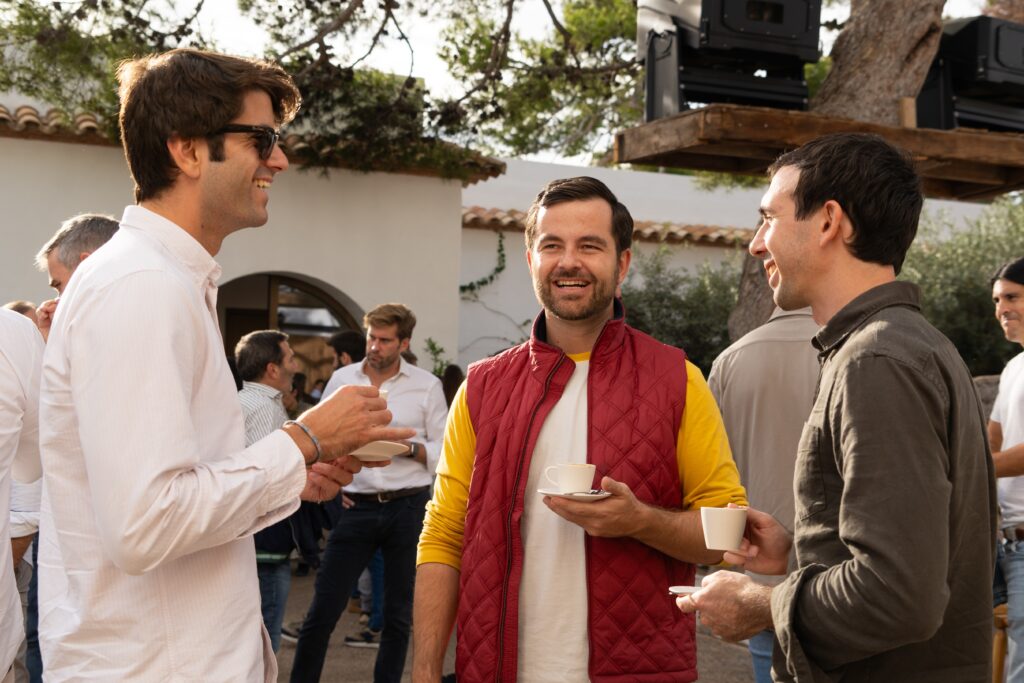 Nicolás Guillén and Steven Smith, co-founders of BaseCap Analytics, at GoHub Ventures Founders Day 2024