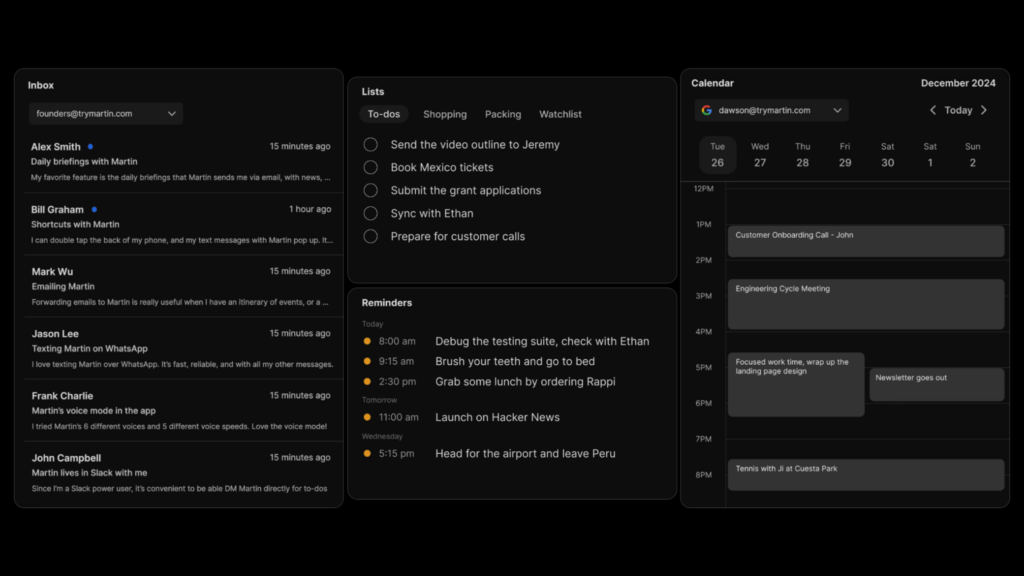 Martin AI Personal Assistant