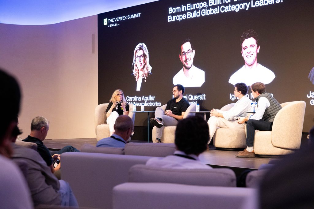 Born in Europe, Built for the World panel with INBRAIN, Factorial, and Capchase at The Vertex Summit