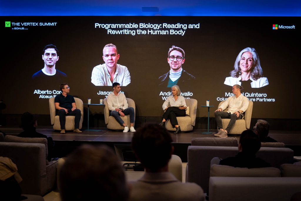 Programmable Biology panel on AI in drug discovery at The Vertex Summit 2026